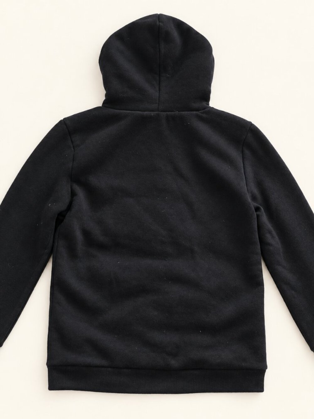 Black HUSTLE Graphic Fleece Lined Pullover Hoodie